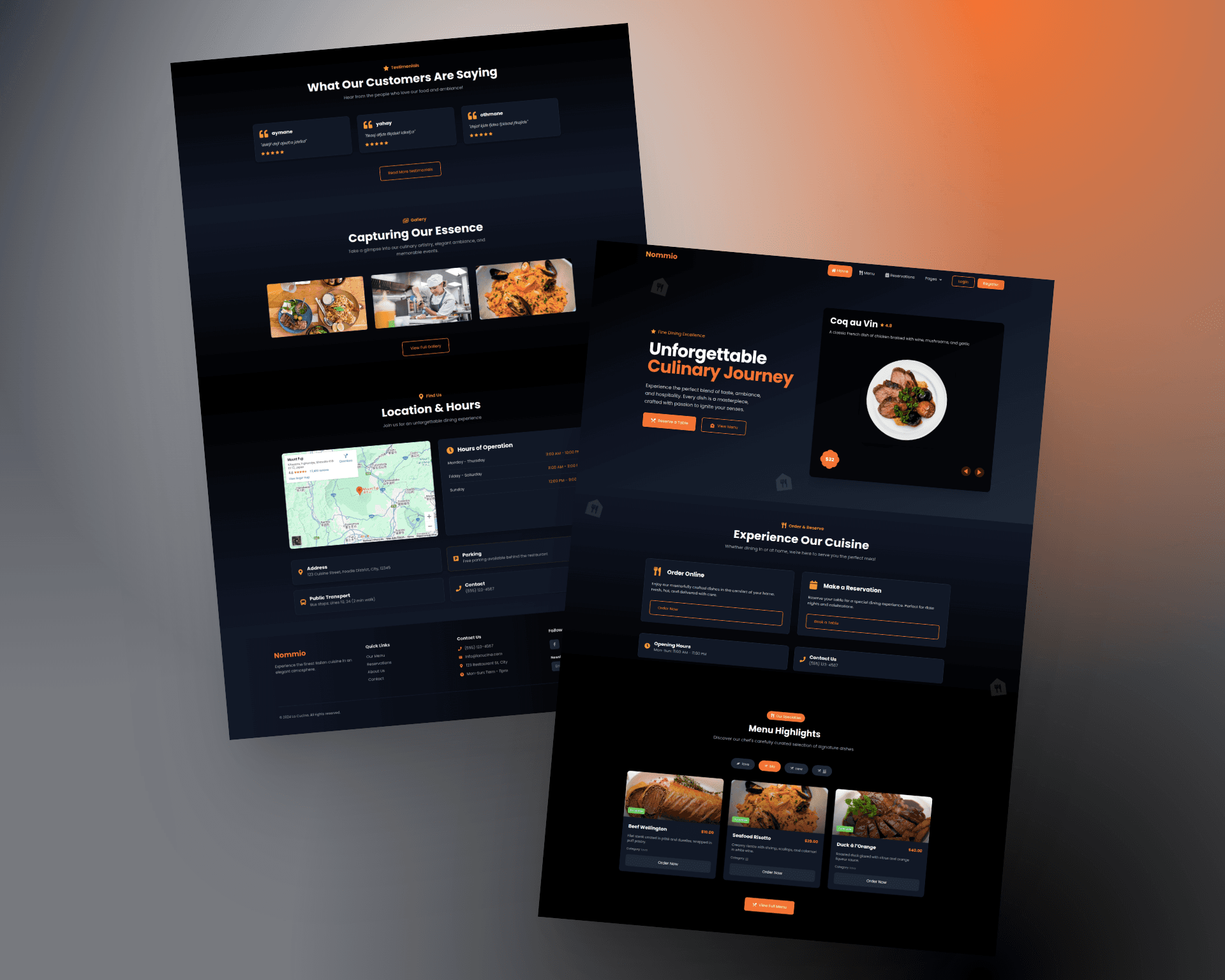 Nommio – Restaurant Management Platform